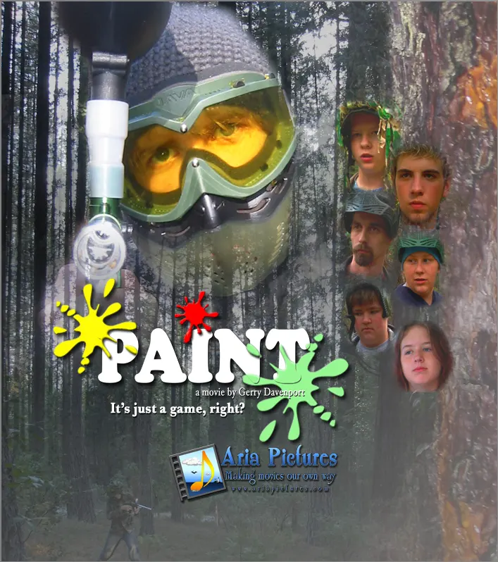 Paint Movie Cover - Aria Pictures - Gerald Martin Davenport.