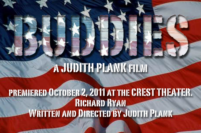Buddies movie title card.